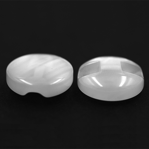14722 Sullivans 14mm Round Plastic Button With Shank - White - Bag Of 100