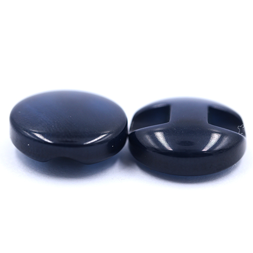 14725 Sullivans 14mm Round Plastic Button With Shank - Navy - Bag Of 100