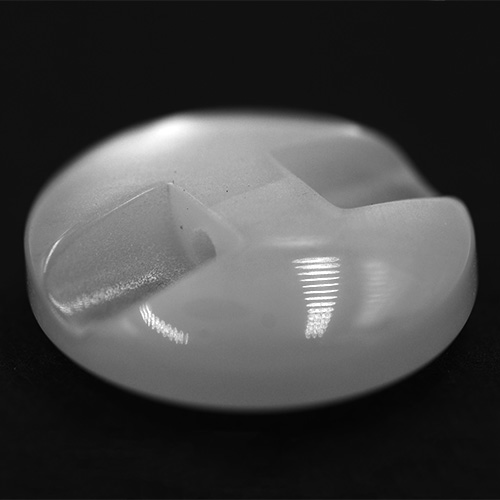 14733 Sullivans 18mm Round Plastic Button With Shank - White - Bag Of 100