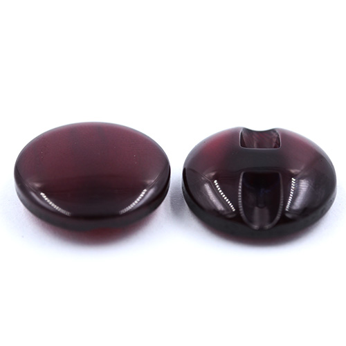 14735 Sullivans 18mm Round Plastic Button With Shank - Wine - Bag Of 100
