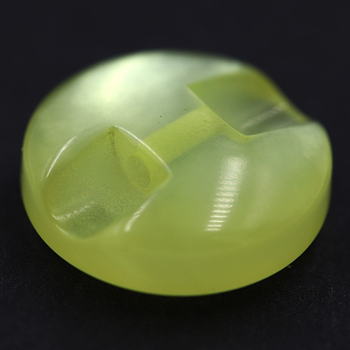 14738 Sullivans 18mm Round Plastic Button With Shank - Lemon - Bag Of 100