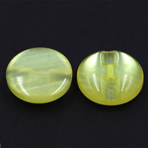 14738 Sullivans 18mm Round Plastic Button With Shank - Lemon - Bag Of 100