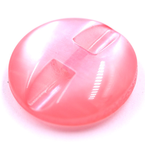 14739 Sullivans 18mm Round Plastic Button With Shank - Pink - Bag Of 100