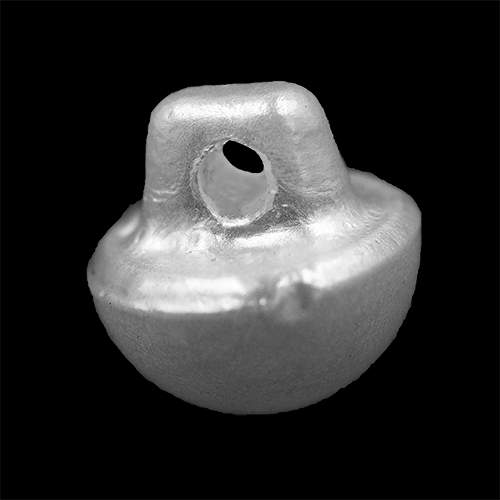 14754 Sullivans 8mm Pearl Plastic Button With Shank - White - 52 In A Tube