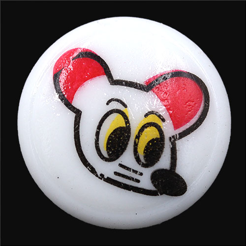 14758 Sullivans 18mm Kids Plastic Shank Button - Miki White - 35 In A Tube