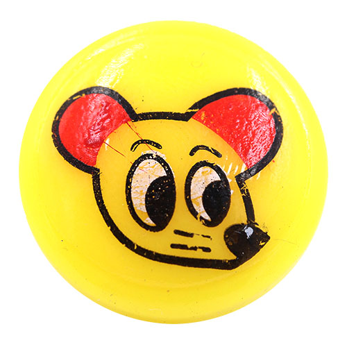 14759 Sullivans 18mm Kids Plastic Shank Button - Miki Yellow - 35 In A Tube