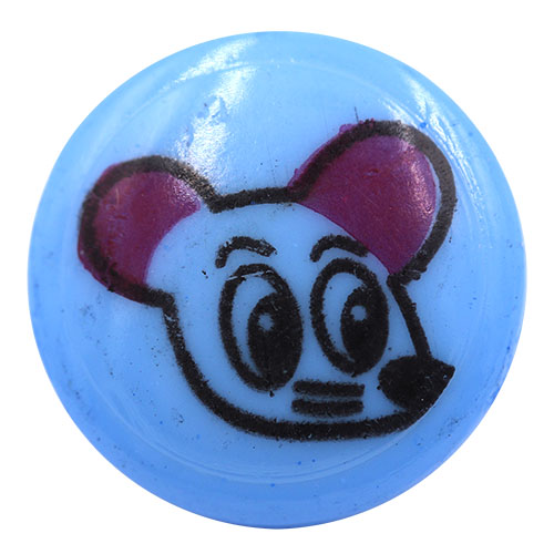 14762 Sullivans 18mm Kids Plastic Shank Button - Miki Blue - 35 In A Tube