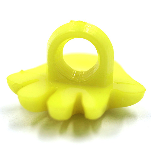 14787 Sullivans 15mm Kids Plastic Button With Shank - Lemon Hand - 35 In A Tube