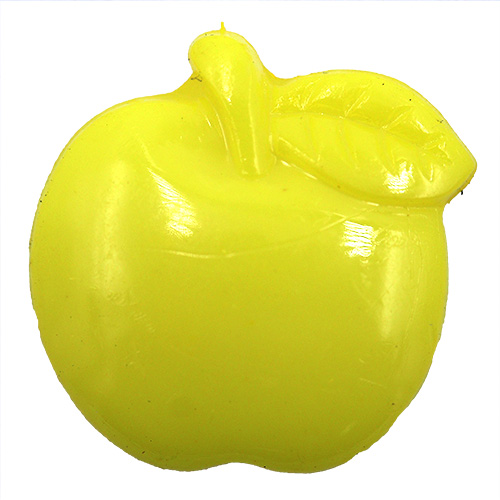 14791 Sullivans 16mm Kids Plastic Button With Shank - Yellow Apple - 35 In A Tube