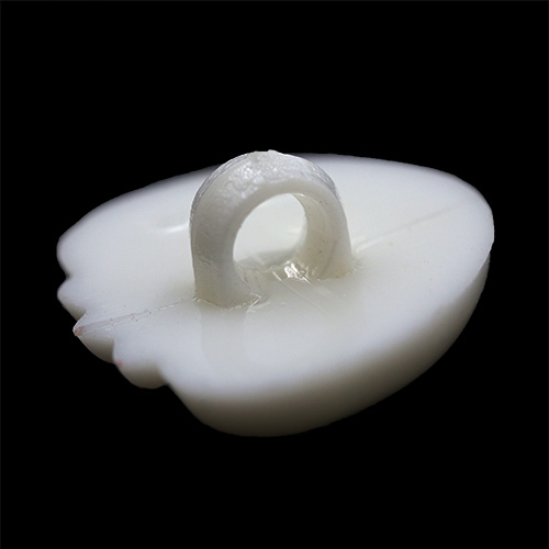 14807 Sullivans 15mm Kids Plastic Button With Shank - White Strawberry - 35 In A Tube