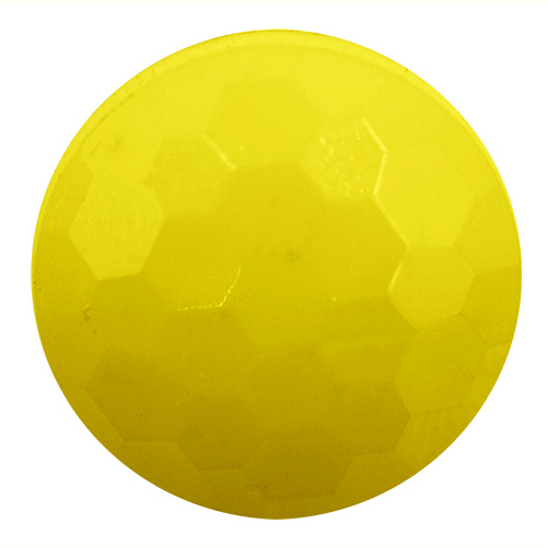 14824 Sullivans 15mm Kids Plastic Button With Shank - Yellow Round Ball - 35 In A Tube