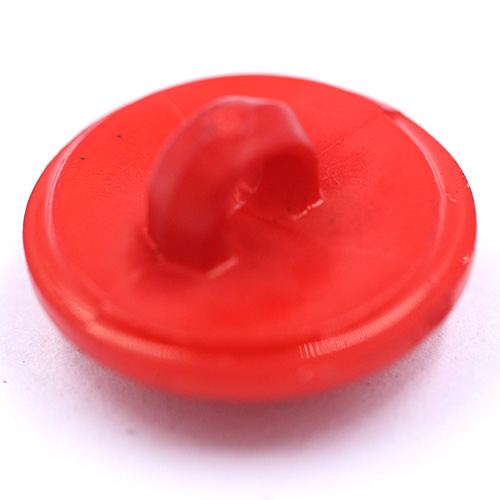 14825 Sullivans 15mm Kids Plastic Button With Shank - Red Round Ball - 35 In A Tube