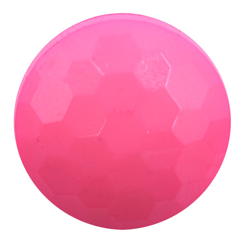 14827 Sullivans 15mm Kids Plastic Button With Shank - Hot Pink Round Ball - 35 In A Tube
