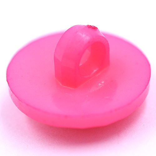 14827 Sullivans 15mm Kids Plastic Button With Shank - Hot Pink Round Ball - 35 In A Tube