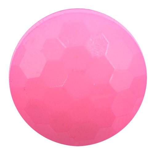 14828 Sullivans 15mm Kids Plastic Button With Shank - Light Pink Round Ball - 35 In A Tube