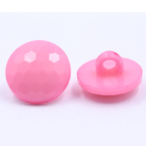 14828 Sullivans 15mm Kids Plastic Button With Shank - Light Pink Round Ball - 35 In A Tube