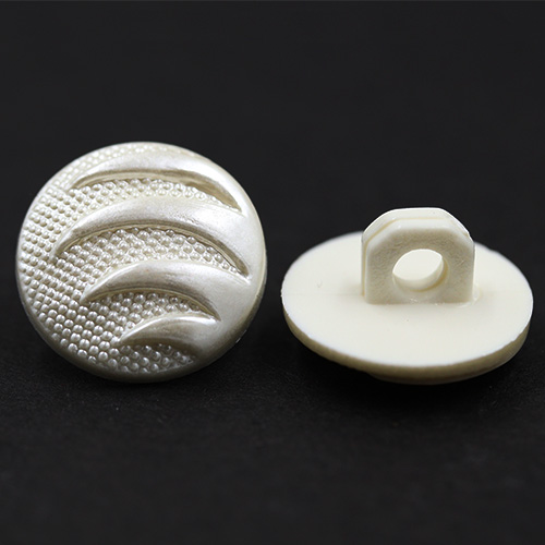 14836 Sullivans 15mm Round Plastic Button With Pearl Detailing - 31 In A Tube 