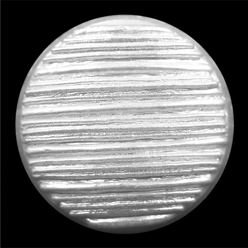 14884 Sullivans 13mm Round Plastic Shank Button With Pearl Lines - 31 In A Tube 