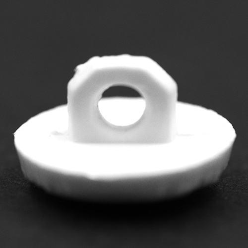 14884 Sullivans 13mm Round Plastic Shank Button With Pearl Lines - 31 In A Tube 
