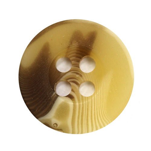 14887 Sullivans 17mm Round Plastic Button 2 Hole - Fawn/brown - 40 In A Tube 