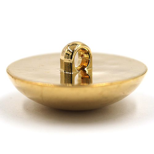 14898 Sullivans 25mm Plain Domed Plastic Shank Button - Gold - 16 In Tube