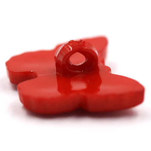 14917 Sullivans Buttons Card - Red Butterflies - 6pcs