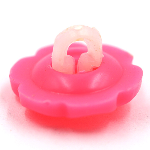 14918 Sullivans Buttons Card - Pink Flower With Light Pink Centre - 6pcs