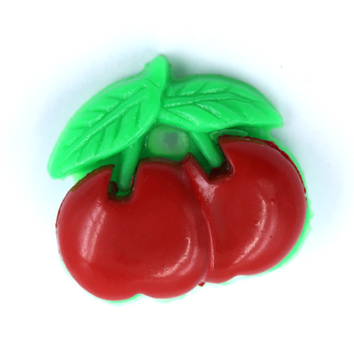 14958 Sullivans Buttons Card - Red Cherries - 6pcs