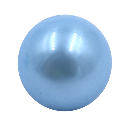 14968 Sullivans 10mm Pearl Plastic Dome Button With Metal Shank - Sky - 36 In A Tube