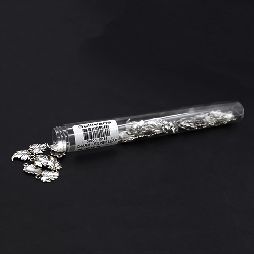 15189 Sullivans Charms - Silver Leaf - 50 In A Tube