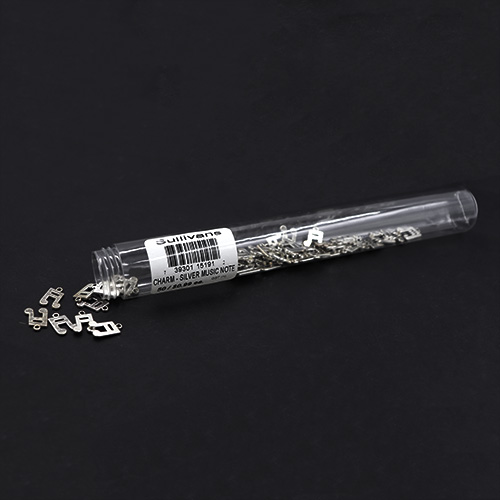 15191 Sullivans Charms - Silver Musical Note - 50 In A Tube