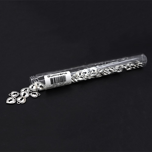 15192 Sullivans Charms - Silver Heart - 50 In A Tube