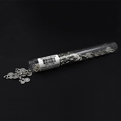 15198 Sullivans Charms - Silver Bike - 50 In A Tube
