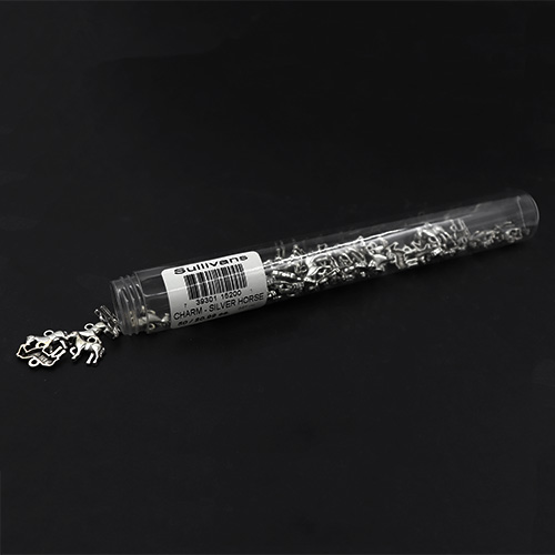 15200 Sullivans Charms - Silver Horse - 50 In A Tube