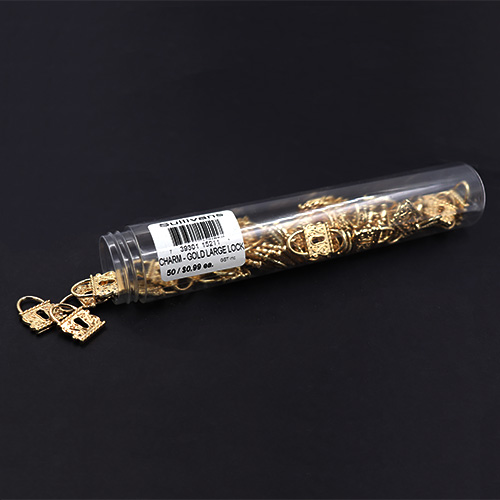15211 Sullivans Charms - Gold Large Lock - 50 In A Tube