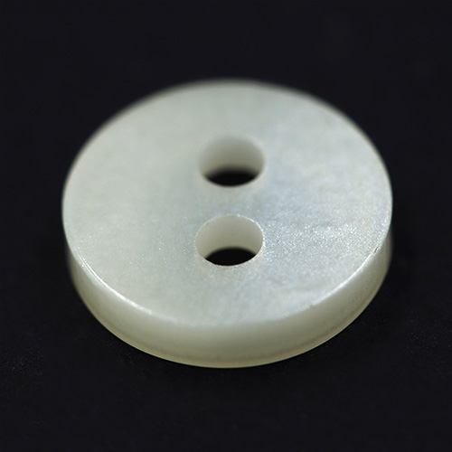 15306 Sullivans 10mm Round Plastic Button 2 Hole - Cream - 47 In A Tube