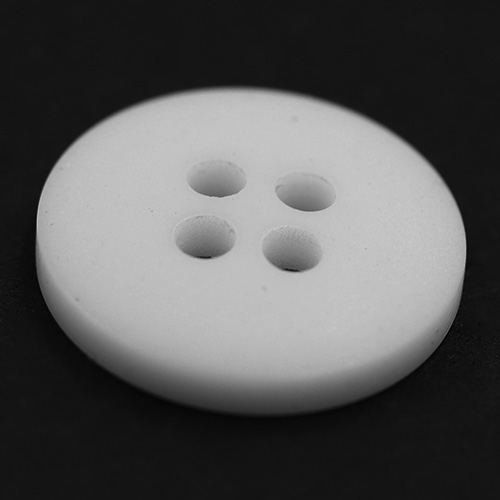 15310 Sullivans 13mm Round Plastic Opaque Button 4 Hole - Cream - 44 In A Tube