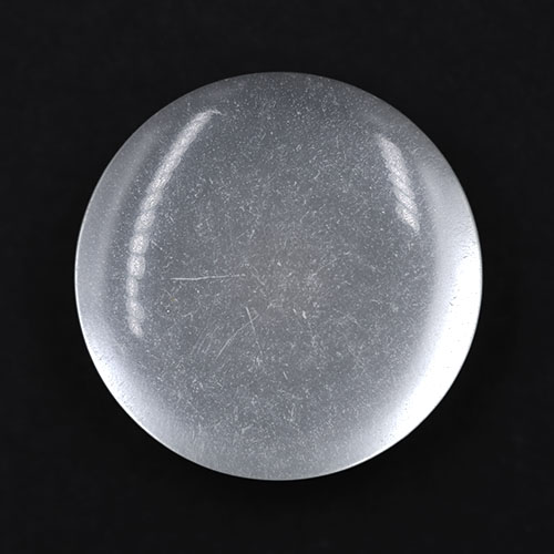 15326 Sullivans 23mm Round Plastic Pearlised Shank Button  - White - 35 In A Tube