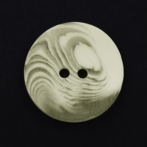 15339 Sullivans 18mm Round Plastic Button 2 Hole - Cream/opaque Swirled Pattern - 75 In A Tube