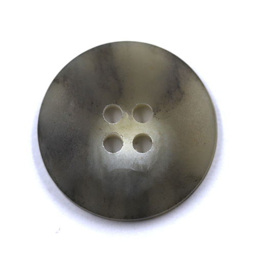 15454 Sullivans 20mm Round Plastic Button 4 Hole - Two Tone Natural - 38 In A Tube