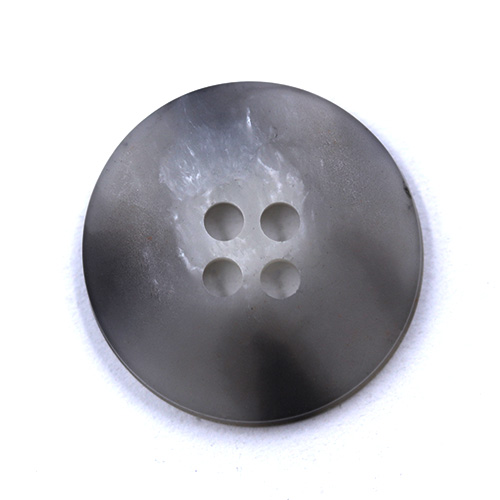 15455 Sullivans 20mm Round Plastic Button 4 Hole - Two Tone Grey - 38 In A Tube