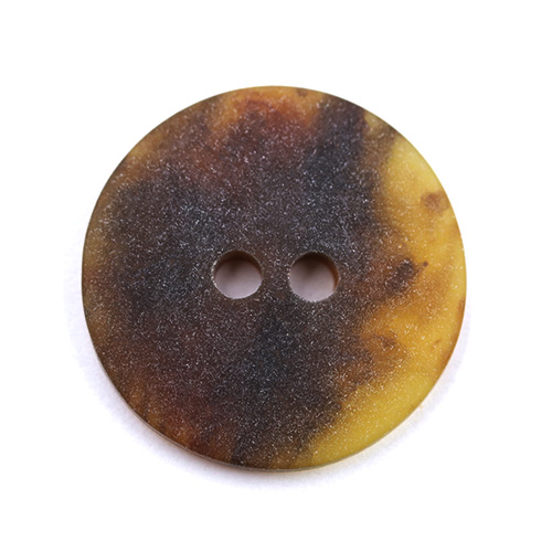 15458 Sullivans 20mm Round Plastic Button 2 Hole - Two Tone Tan - 38 In A Tube