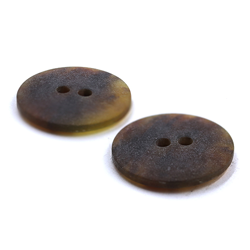 15458 Sullivans 20mm Round Plastic Button 2 Hole - Two Tone Tan - 38 In A Tube
