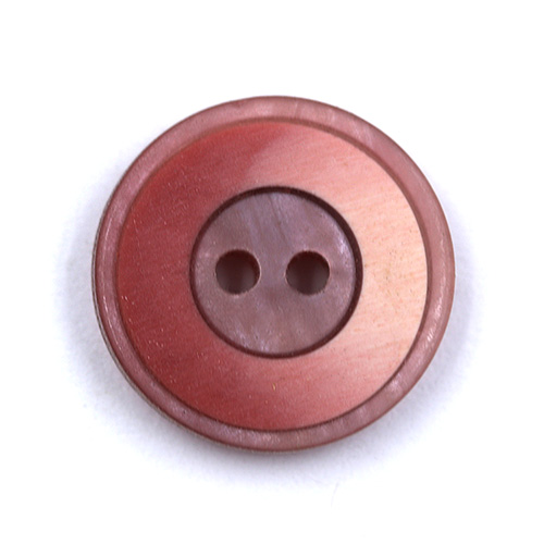 15925 Sullivans 16mm Three Ringed Round Plastic Button 2 Hole - Dusty Pink - Bag Of 100