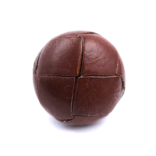 15977 Sullivans 15mm Round Plastic Shank Button - Leather Effect - Light Brown - 34 In A Tube