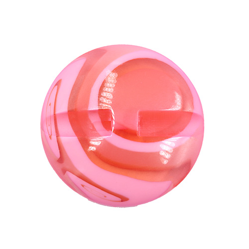 16656 Sullivans 25mm Round Plastic Button - Pink Ringed - Bag Of 100