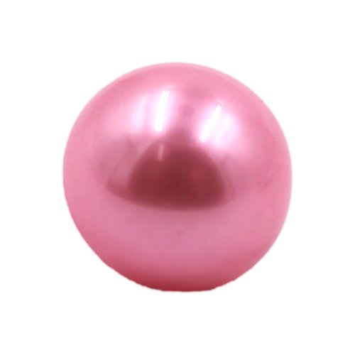 16662 Sullivans 8mm Pearl Plastic Button With Shank - Pink - 44 In A Tube