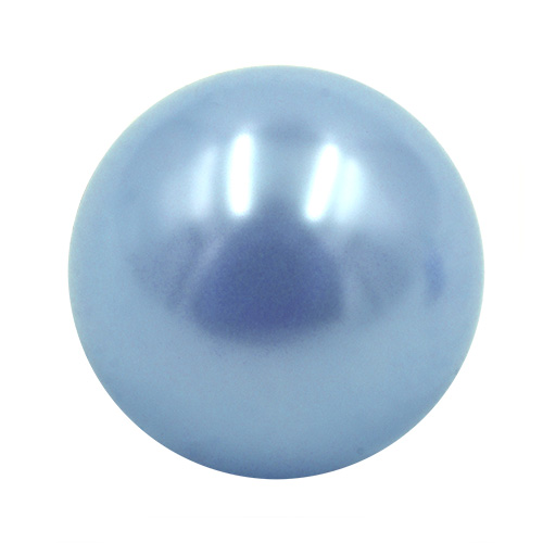 16702 Sullivans 8mm Pearl Plastic Button With Metal Shank - Sky - 37 In A Tube