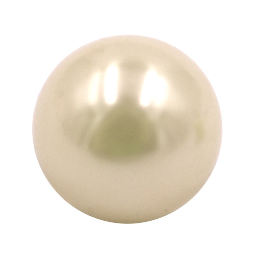 16721 Sullivans 12mm Pearl Plastic Button With Metal Shank - Cream - Bag Of 100
