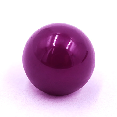 16729 Sullivans 8mm Pearl Plastic Button With Shank - Purple - 52 In A Tube